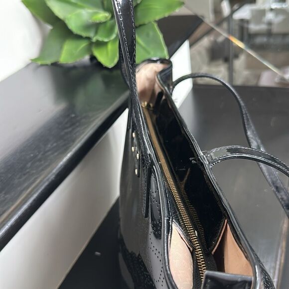 Kate spade Harmony Metro patent vegan leather tote handbag purse like new clean - Picture 10 of 12